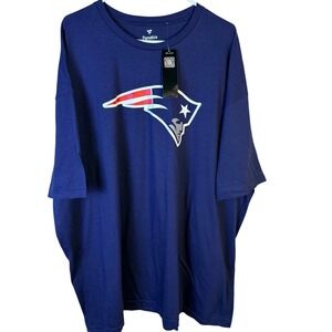 Fanatics New England Patriots Drake Maye 10 Navy Blue‎ T-Shirt Mens 4XL NWT